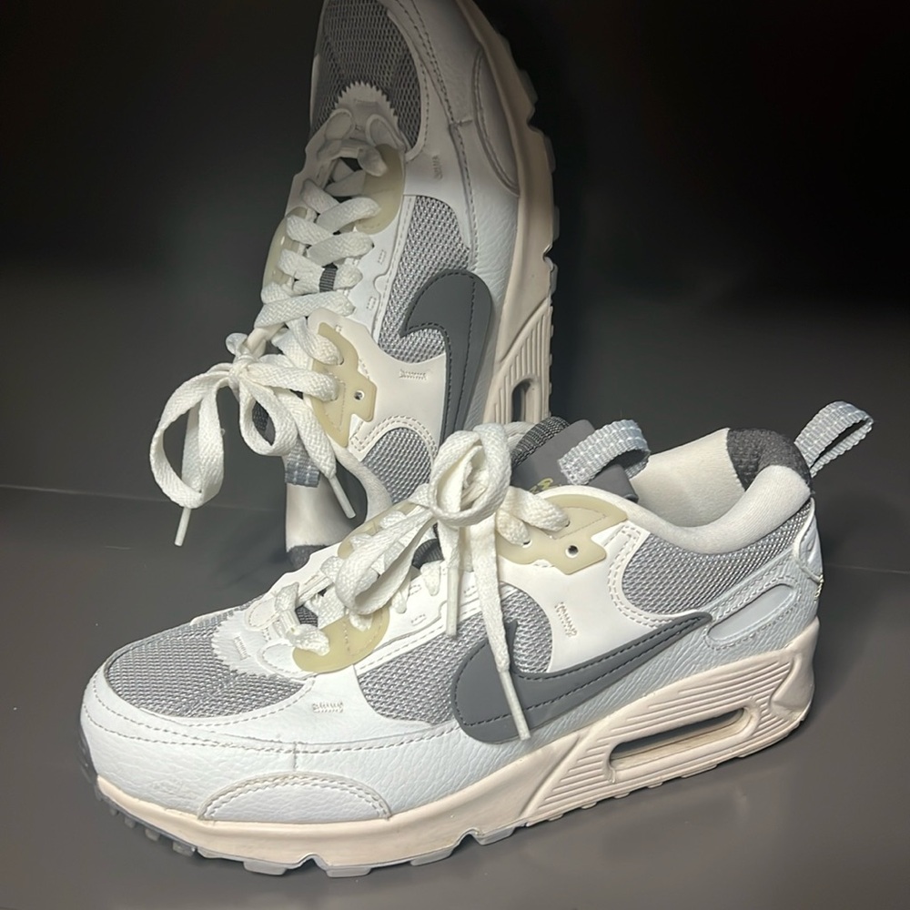Nike Air Max 90 - white - grey - w 7